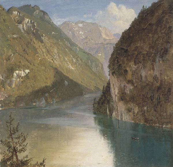 Koenigssee,Bavaria, Frederic E.Church